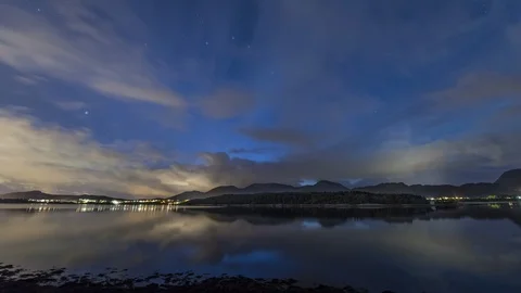Norwegian blue sky Stock Footage 87599907