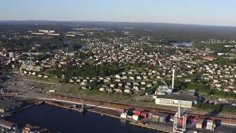 The Norwegian city of Moss Vídeo Stock 132821708