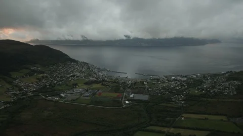 Norwegian City Orsta Vídeo Stock 94531209