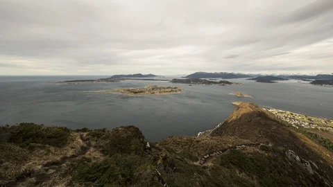 Norwegian coast time lapse Stock Footage 87802600