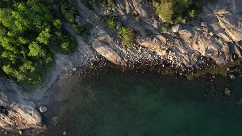 Norwegian Coastline With Rocks Video stock 201324770