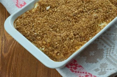 Norwegian fish pie Stock Photos