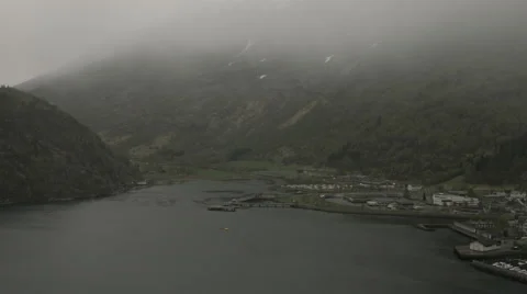 Norwegian fjord Stock Footage 50361953