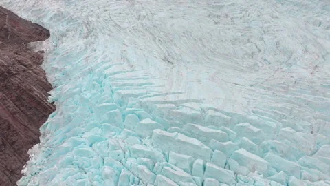 Norwegian Glacier Aerial  Stock Footage 319481069