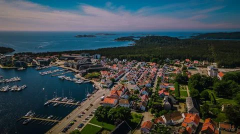 Norwegian Harbour Stock Photos
