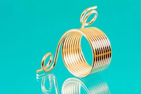 Norwegian knitting thimble Stock Photos