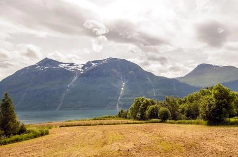 Norwegian landscape Stock Photos