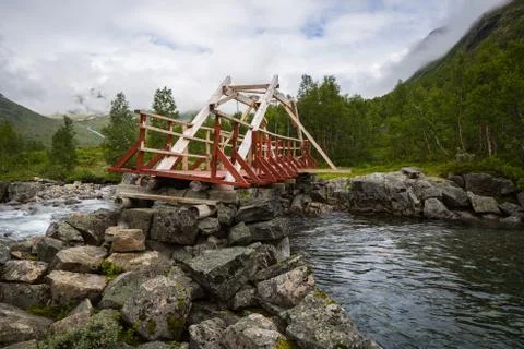 Norwegian river Stock Photos