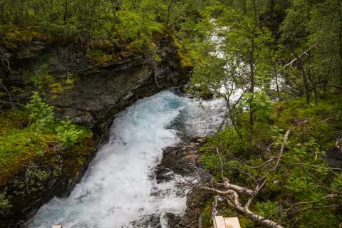 Norwegian river Stock Photos