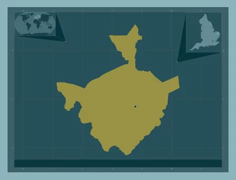 Norwich, England - Great Britain. Solid color shape Illustrazione stock