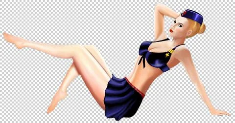 Nose Art Example 02 Stock Illustration