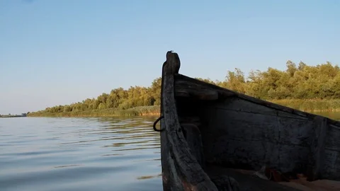 The nose of the boat Stock Footage 94968686