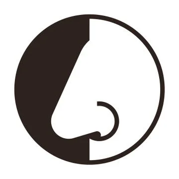 Nose icon Stock Illustration