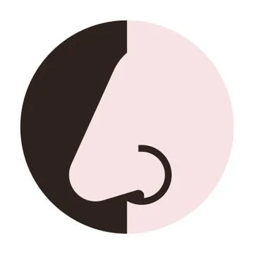 Nose icon Stock Illustration