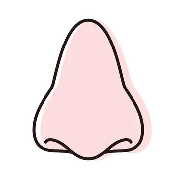 Nose icon, vector illustration Stock Illustration