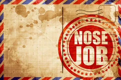 Nose job Stock Illustration