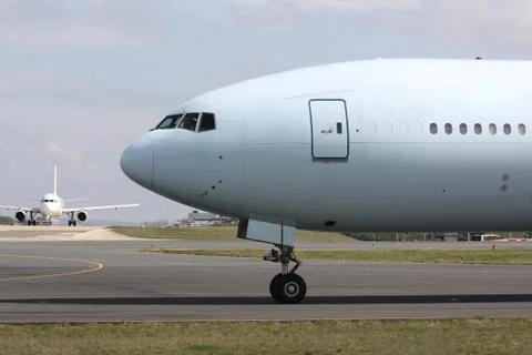 Nose of plane Stock Photos
