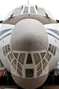 The nose of a plane 写真素材