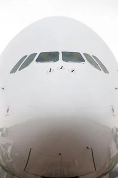 The nose of a plane Stock Photos