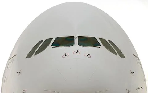 The nose of a plane Stock Photos