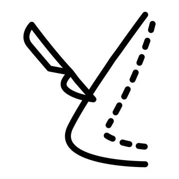 Nose reduction Stock Illustration