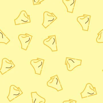 Nose smell vector seamless pattern Illustration