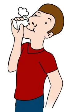 Nose spray Stock Illustration