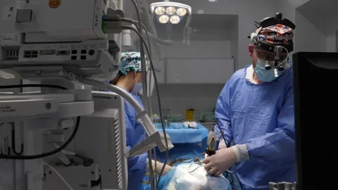 Nose surgery for a small patient Stock Footage 165417721