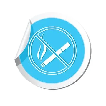 NOsmoking BLUE LABEL Stock Illustration