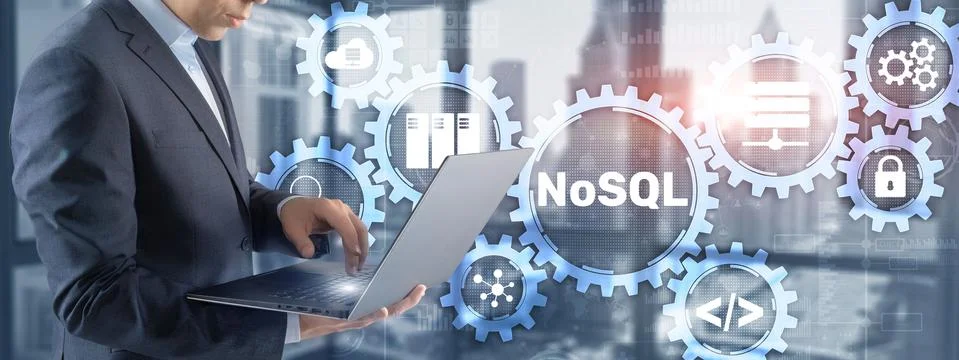 NoSQL principles for implementing database management mechanisms. Stock Photos