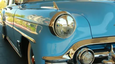 Nostalgia Chevy Stock Footage 20464081