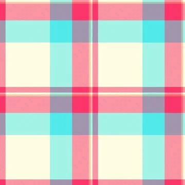 Nostalgia pattern textile seamless, inspiration fabric check plaid. Colorfu.. 스톡 일러스트