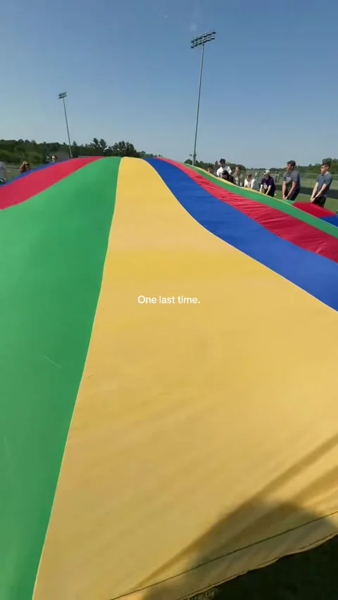 Nostalgic Parachute One Last Time, Stillwater, Minnesota, USA - 11 Jun 2025 스톡 동영상 311077439