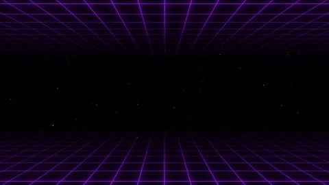 A nostalgic retro synthwave looping purple grid motion graphic animation wi.. Vídeos de archivo 265594214