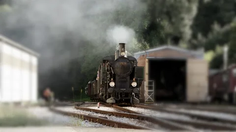 Nostalgic retro transportation background Stock Footage 43549462