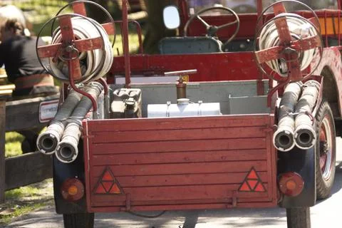 Nostalgic supporters of Fire Stock Photos