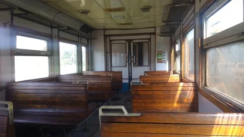 Nostalgic Train Journey Stock Footage 300466386