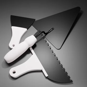 NOT AI 3D rendering of expensive quality construction tools. High quality m.. Stock Illustration