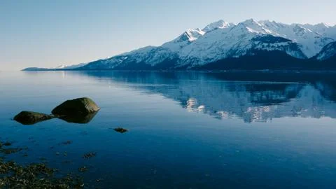 Not a cloud in the sky Stock Photos