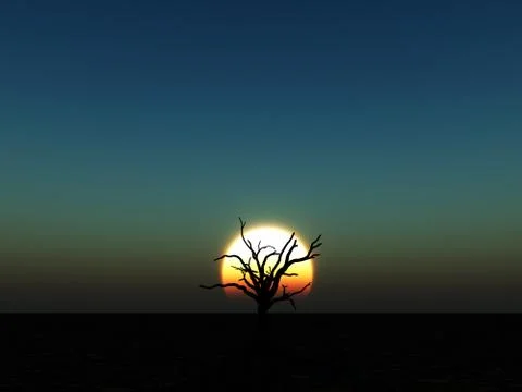 Not A Drop To Drink Stock Illustration