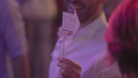 Not drunk enough at the party Video stock 220449227