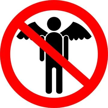 To not fly. Stock Illustration