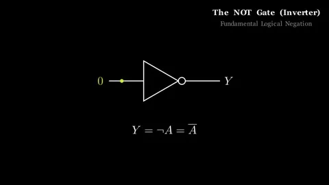 The NOT Gate (Inverter) - Fundamental logical negation 動画素材 340184589