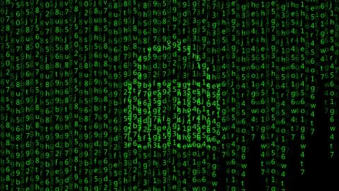 Not hacked Code of the protected operating system Stock Photos