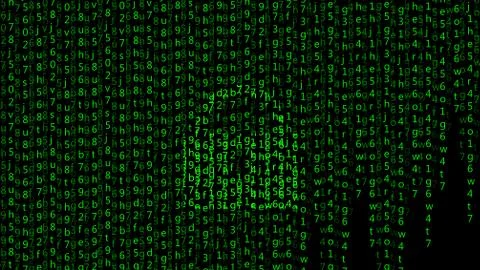 Not hacked Code of the protected operating system Stock Photos