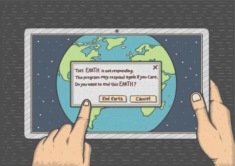 Not Responding Stock Illustration