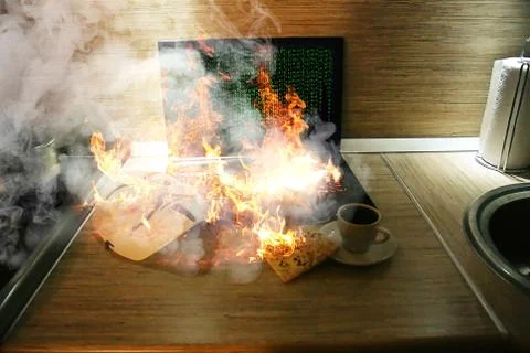 Not a successful hacking of a secure operating system Foto stock