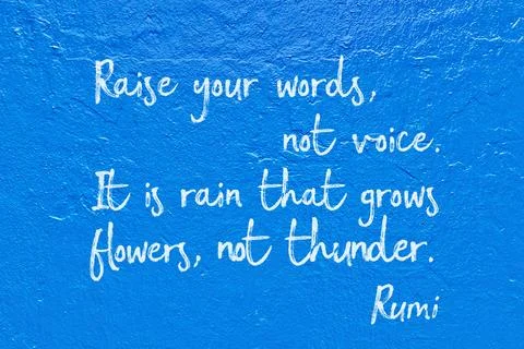 Not voice Rumi Stock Illustration