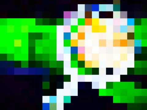 A notable illustration of handsome geometric pattern of colorful rectangles Stock Illustration