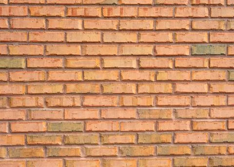 Notched Brick Wall Stock Photos